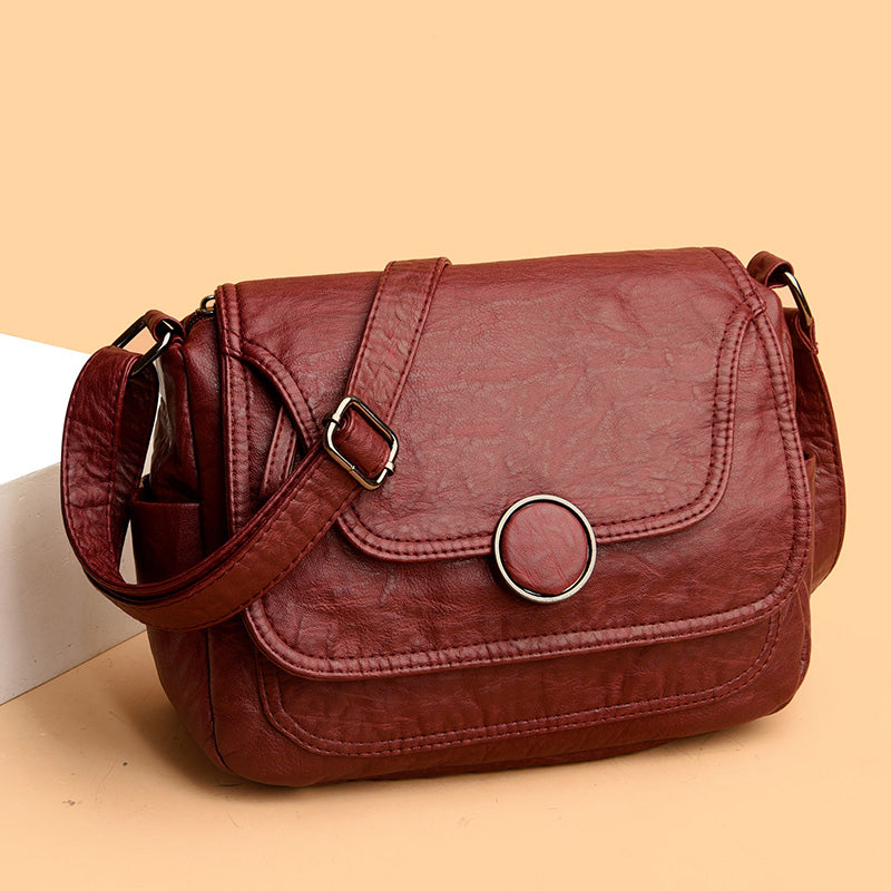 Damen Umhängetasche aus PU mit praktischem Design Jully