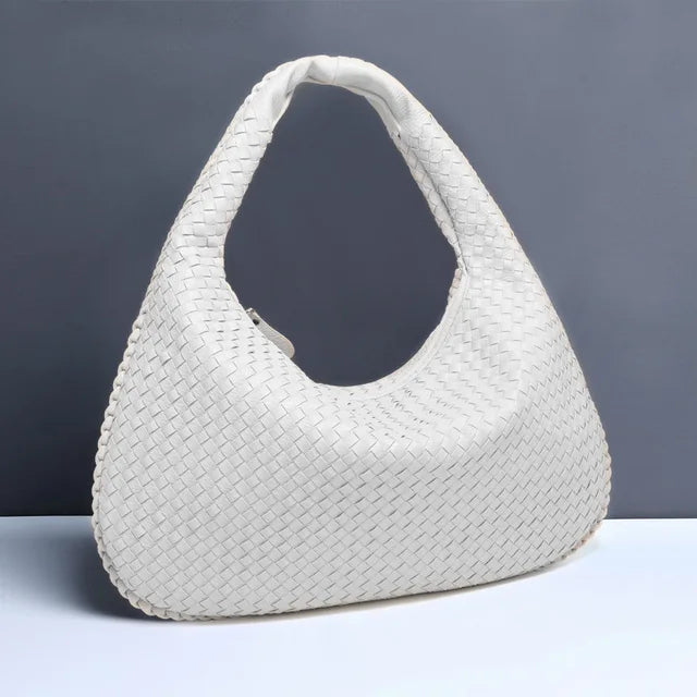Damen Umhängetasche aus geflochtenem Material Jully