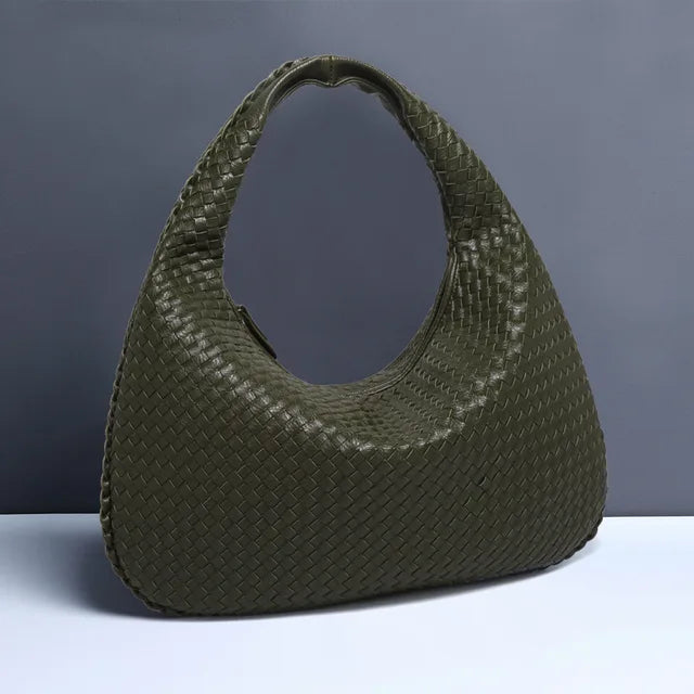 Damen Umhängetasche aus geflochtenem Material Jully