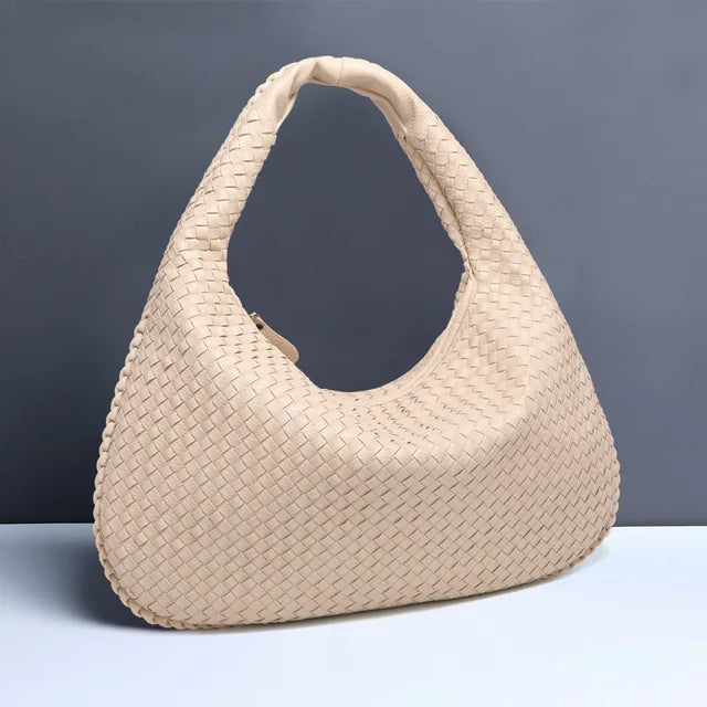 Damen Umhängetasche aus geflochtenem Material Jully