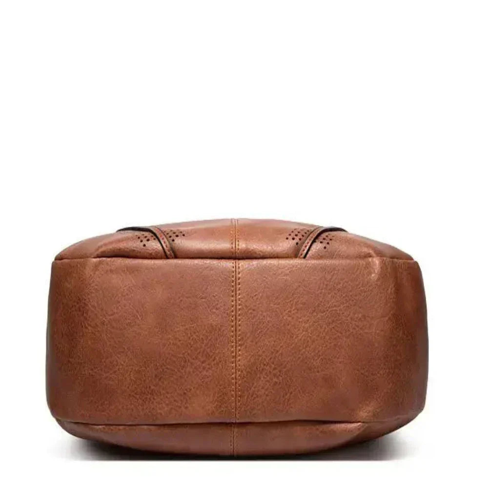 Damen Umhängetasche im Vintage-Stil aus Leder Jully