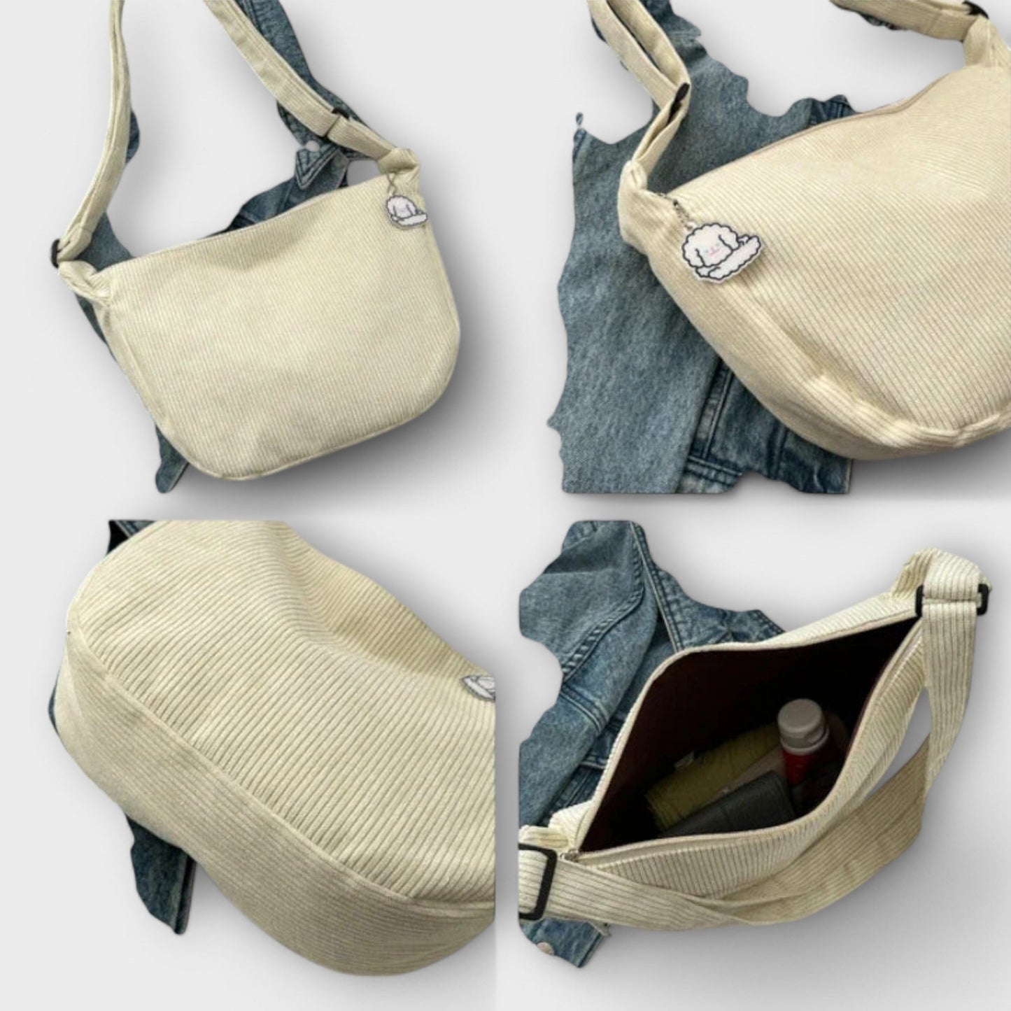 Damen Umhängetasche mit großer Kapazität aus Cordura Jully
