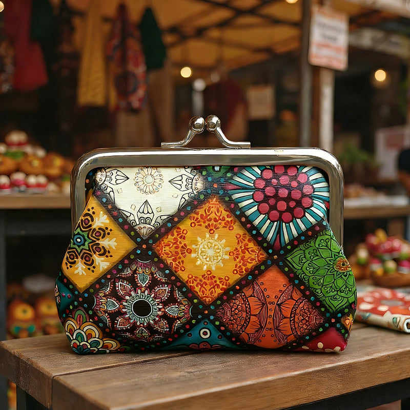 Damen Vintage-Geldbörse im Ethno-Stil Jully