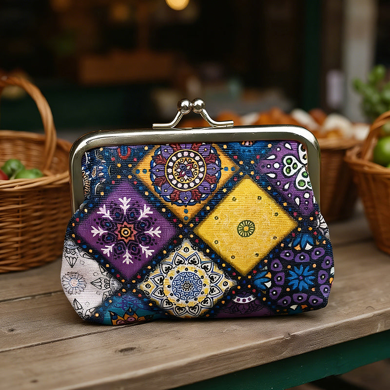 Damen Vintage-Geldbörse im Ethno-Stil Jully