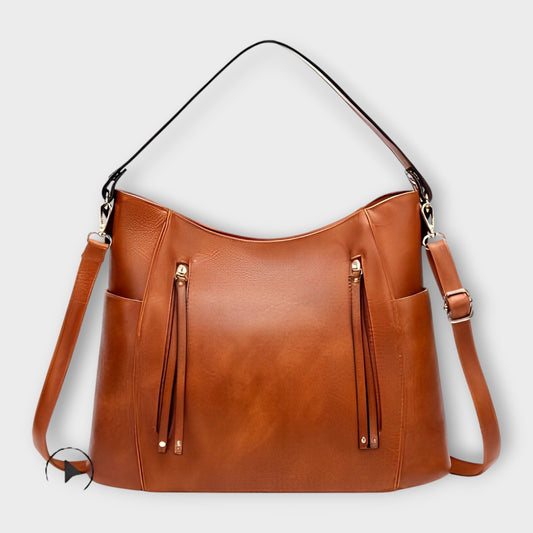 Damen Vintage-Handtasche aus Leder mit elegantem Design Jully
