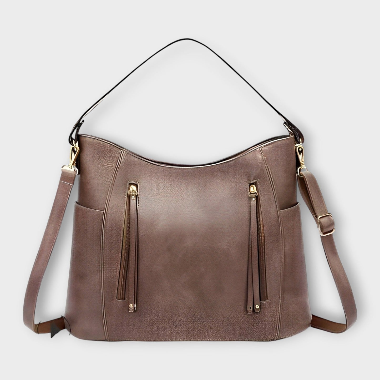 Damen Vintage-Handtasche aus Leder mit elegantem Design Jully