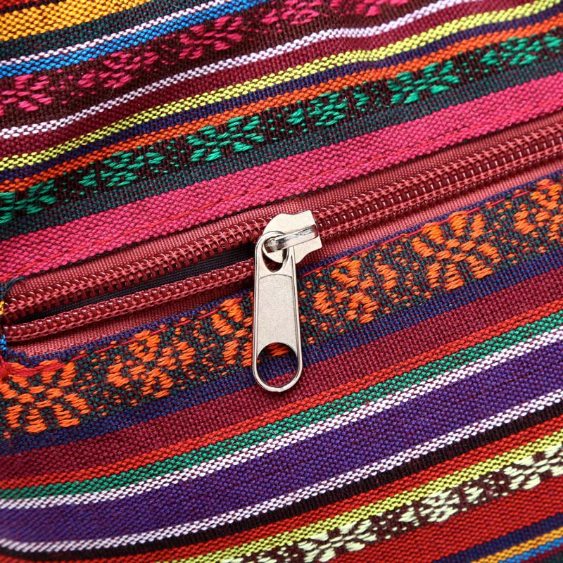 Damen Vintage-Handtasche mit Jacquard-Muster Jully