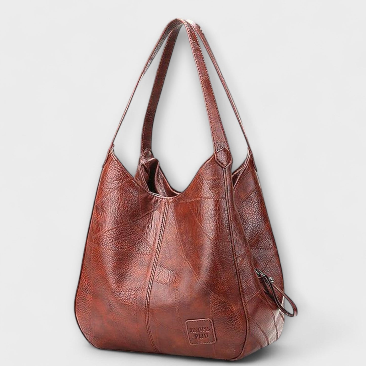 Damen Vintage-Ledertasche mit geräumigem Innenraum Jully