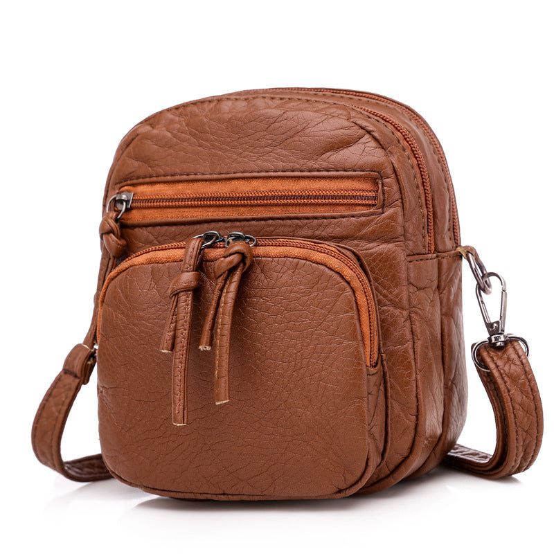 Damen Vintage Freizeittasche mit Reißverschluss Jully