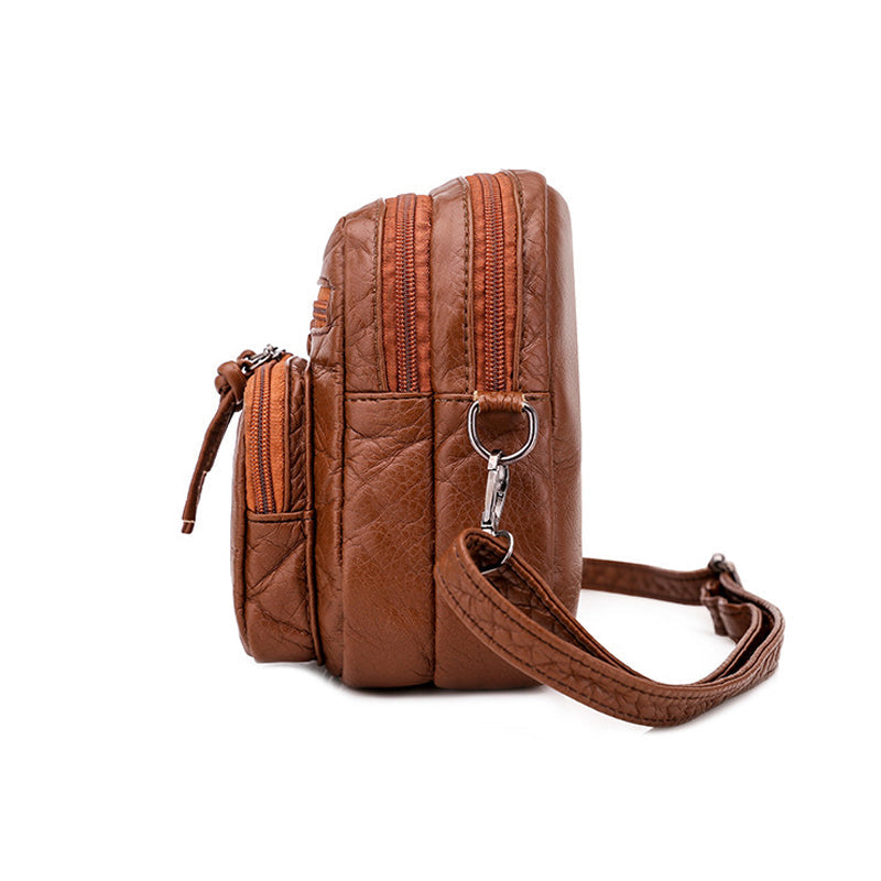 Damen Vintage Freizeittasche mit Reißverschluss Jully
