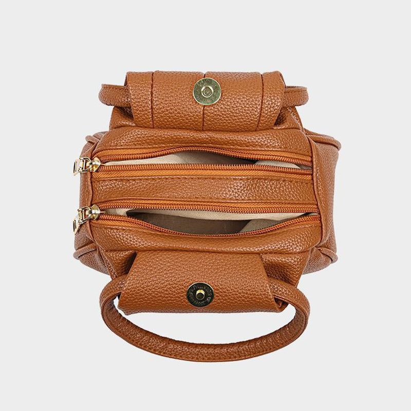 Damen Vintage Tragetasche mit Reißverschluss Jully