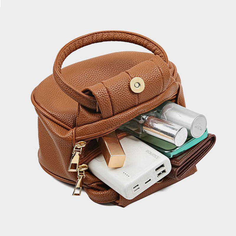 Damen Vintage Tragetasche mit Reißverschluss Jully