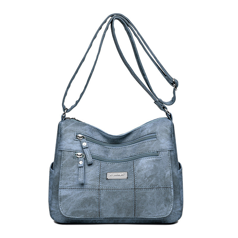 Damen Vintage Umhängetasche aus Nylon Jully