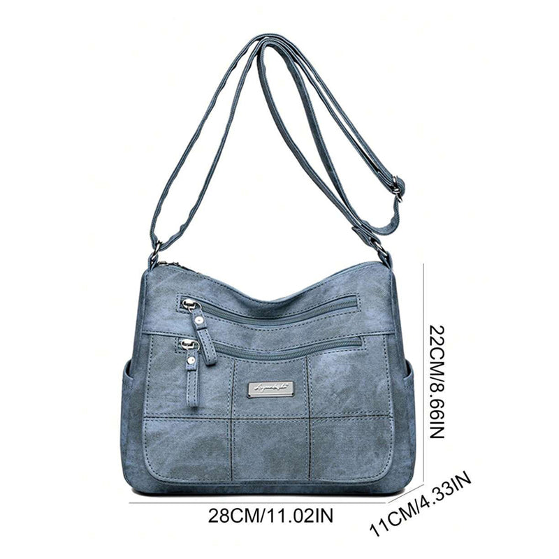 Damen Vintage Umhängetasche aus Nylon Jully