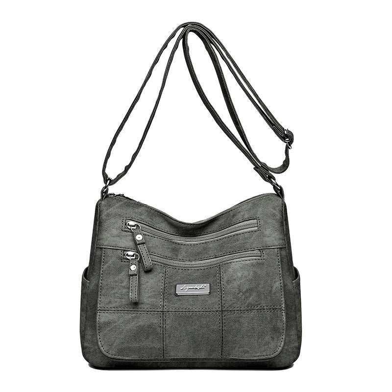 Damen Vintage Umhängetasche aus Nylon Jully