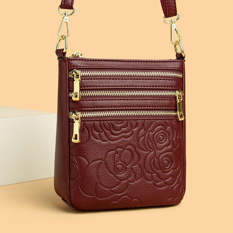 Damen Vintage Umhängetasche aus PU Jully