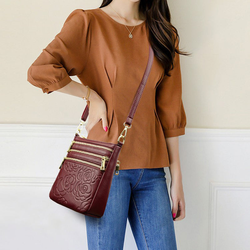 Damen Vintage Umhängetasche aus PU Jully