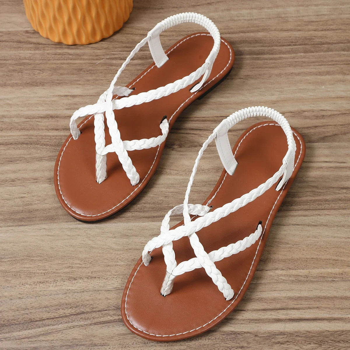 Damen Woven Sandalen mit Clip-Toe Jully