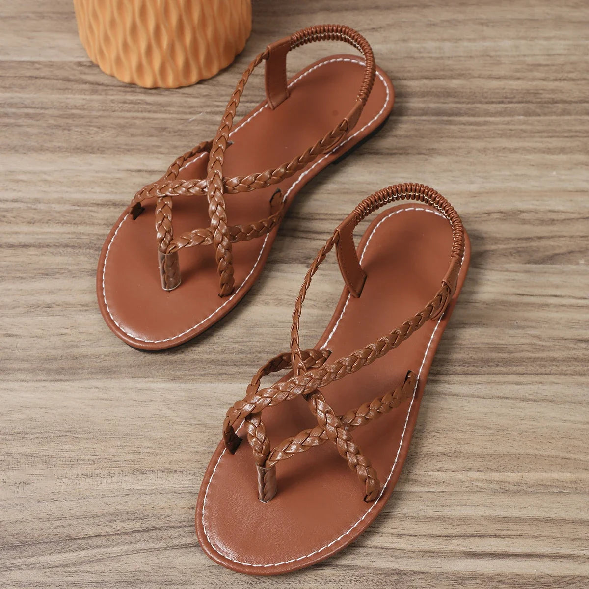 Damen Woven Sandalen mit Clip-Toe Jully