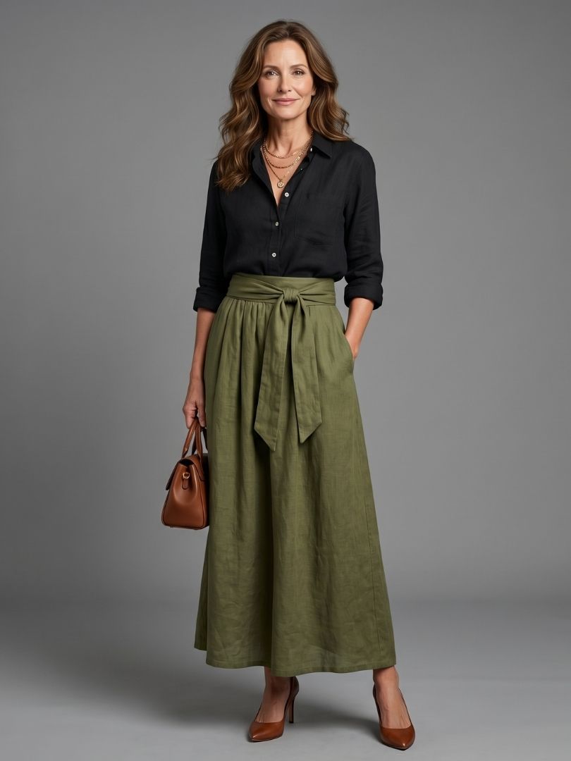 Damen Zweiteiliges Set mit eleganter Bluse Jully