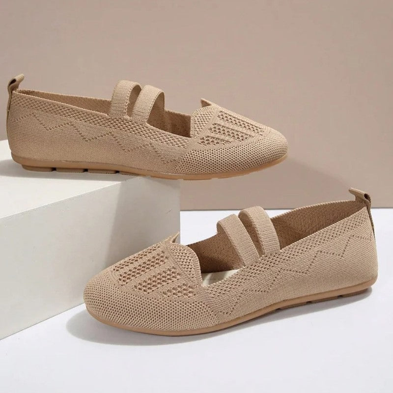 Damen flache Schuhe aus atmungsaktivem Netz Jully