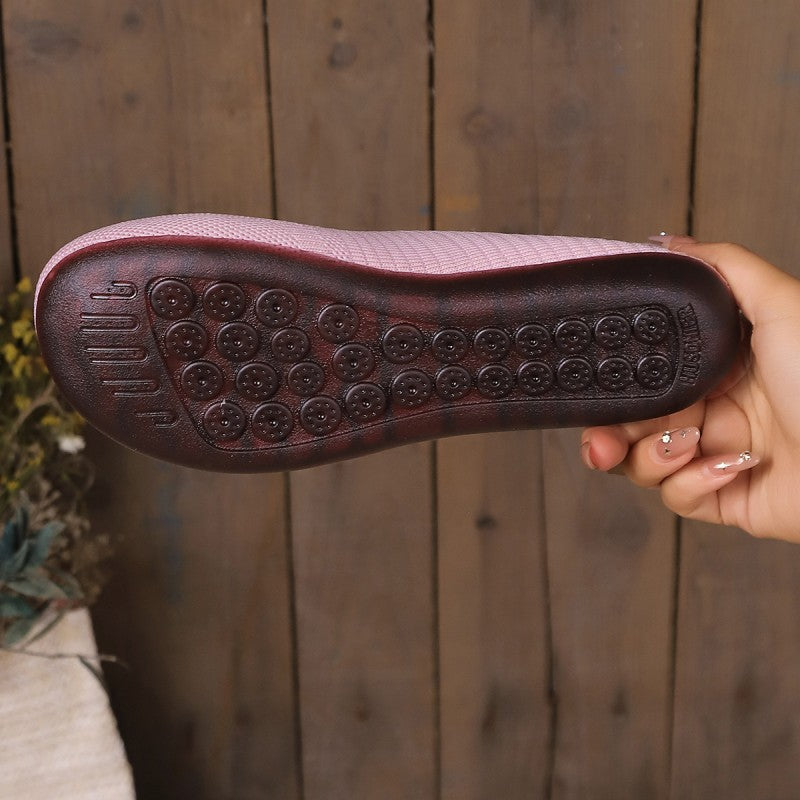 Damen flache Schuhe aus atmungsaktivem Netz Jully