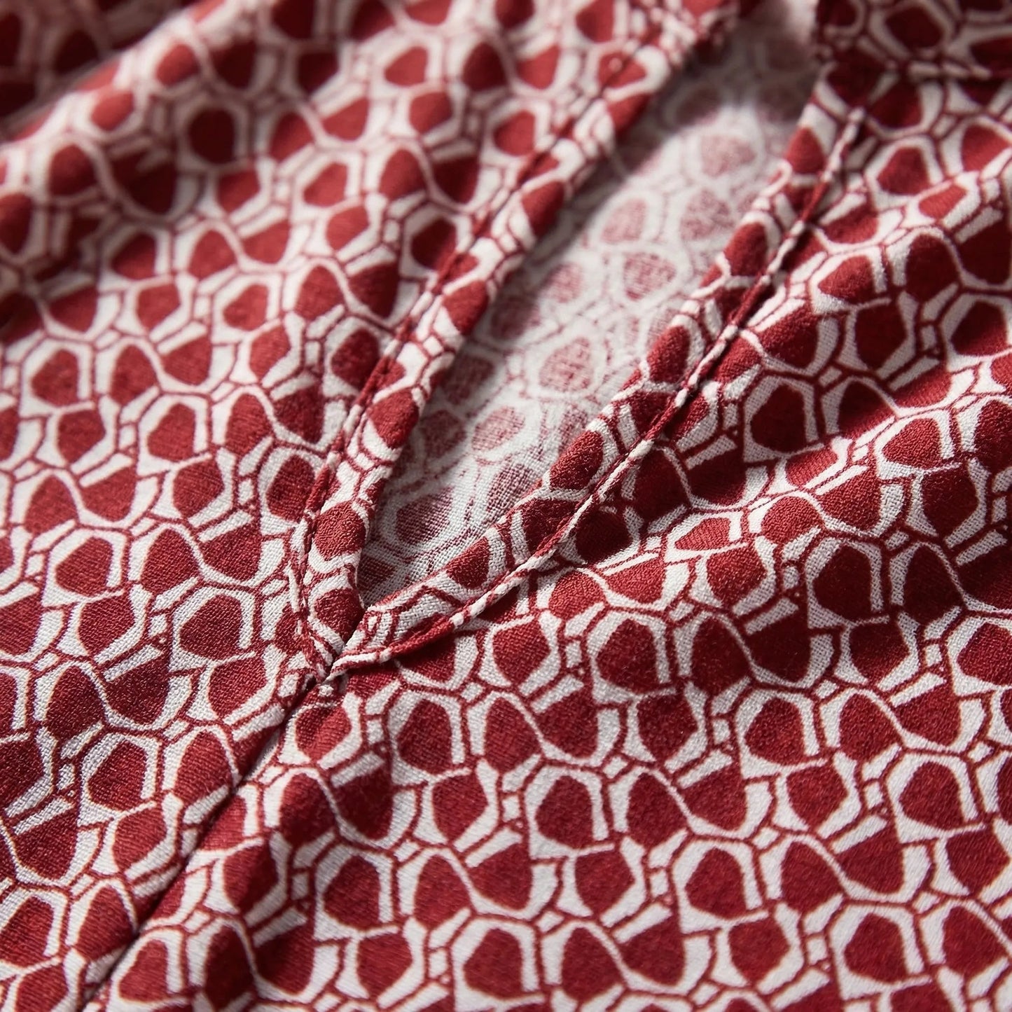 Damen knielanges Kleid mit geometrischem Muster Jully