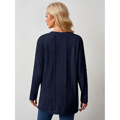 Women's Lightweight Knit Coatigan with Pockets