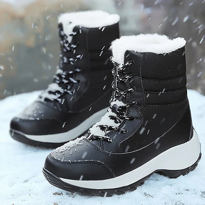 Women's Chunky Platform Winter Snow Boots