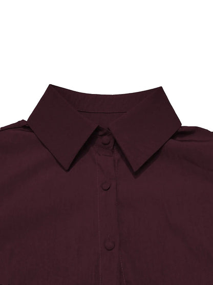 Women's Long Sleeve Button Down Blouse