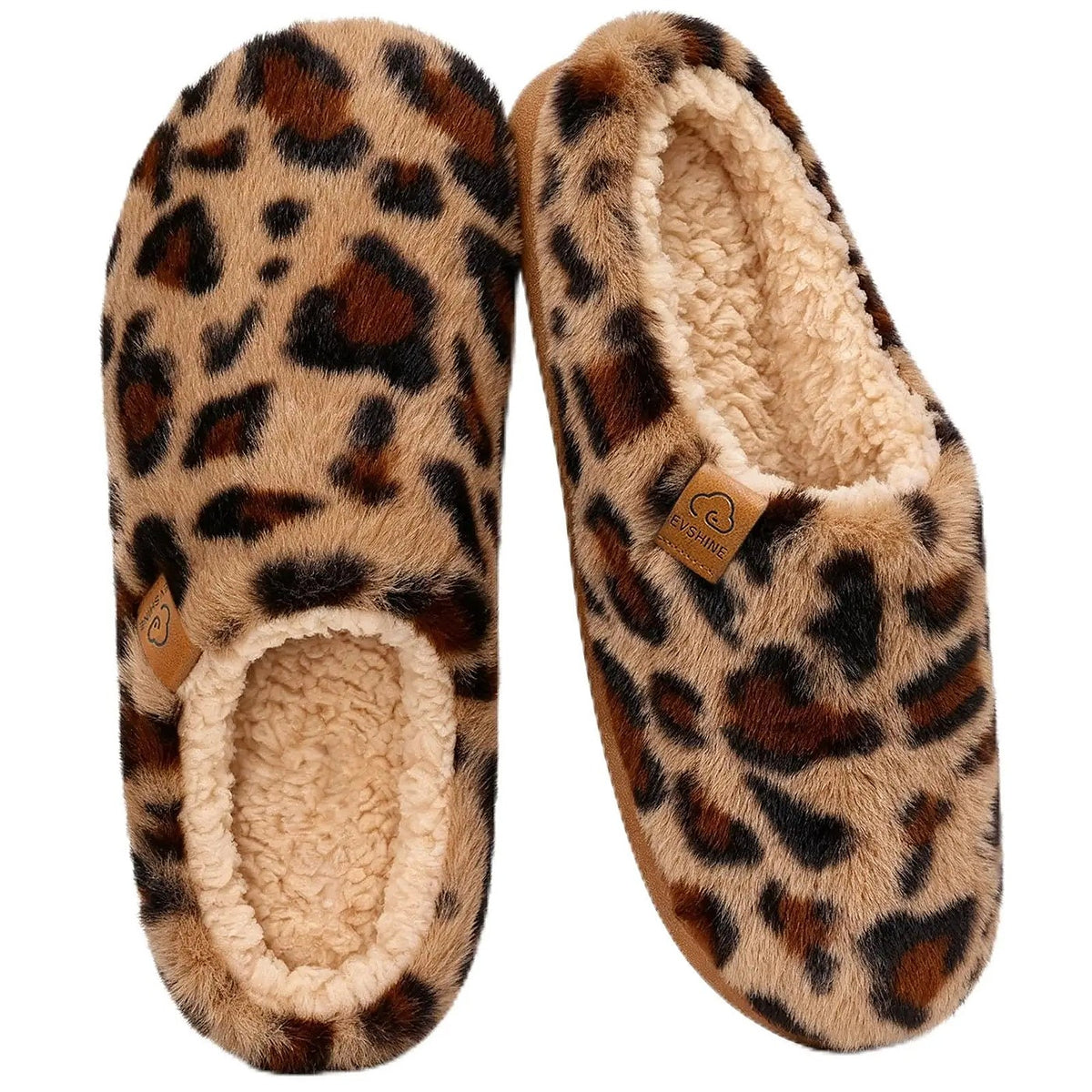 Women's Cozy Curly Plush Scuff Slippers