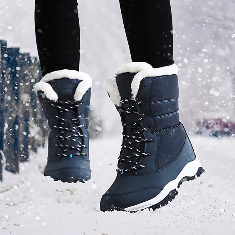 Women's Chunky Platform Winter Snow Boots