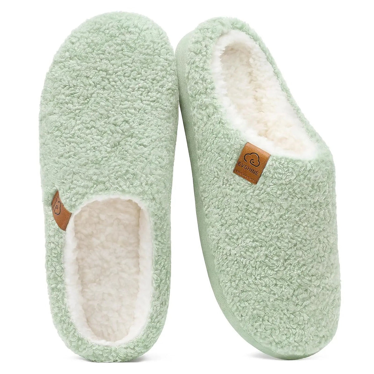 Women's Cozy Curly Plush Scuff Slippers