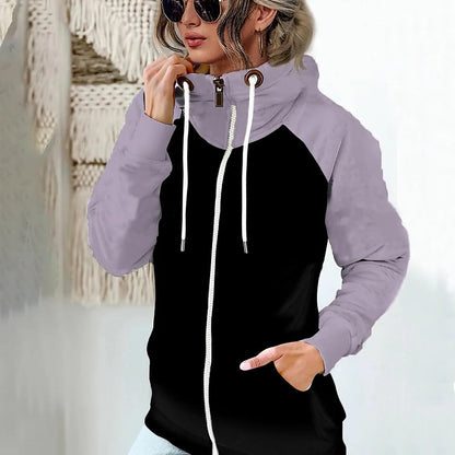Women's Soft Knit Full Zip Hoodie Sleeve