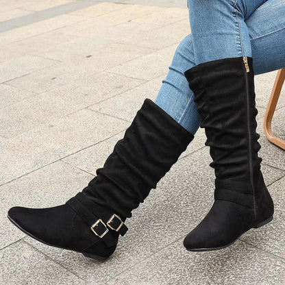 Women's Ruched Slouchy Tall Boots